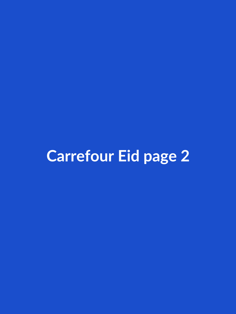 صفحة 2 من كتالوج Carrefour — Eid 2026